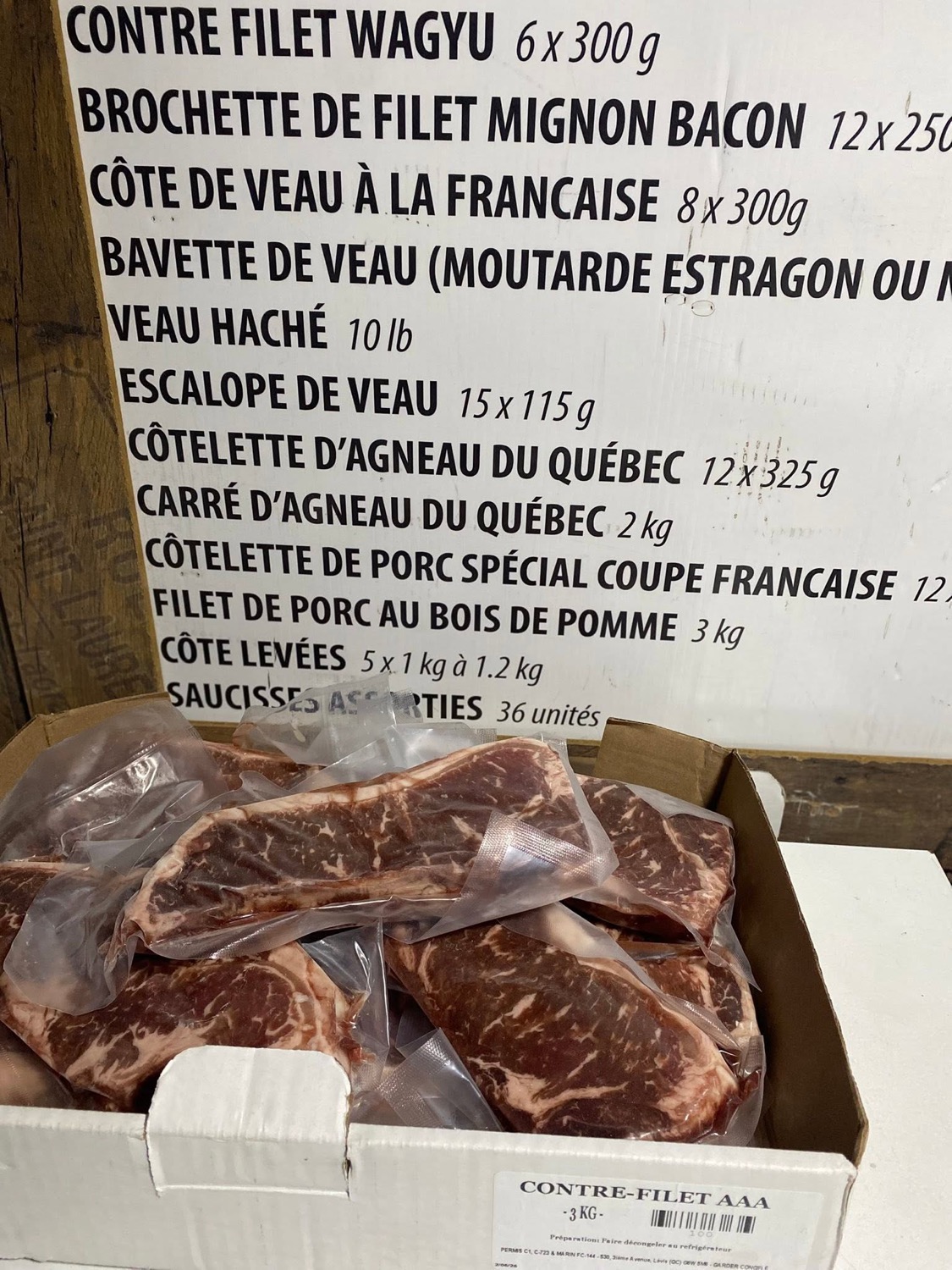 Contre-filet Certified Angus Beef AAA